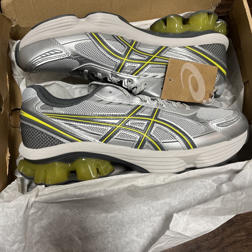 ASICS Gel-Kinetic Fluent Running Shoes Mens 12 Glacier Gray Steel Gray 1203A591